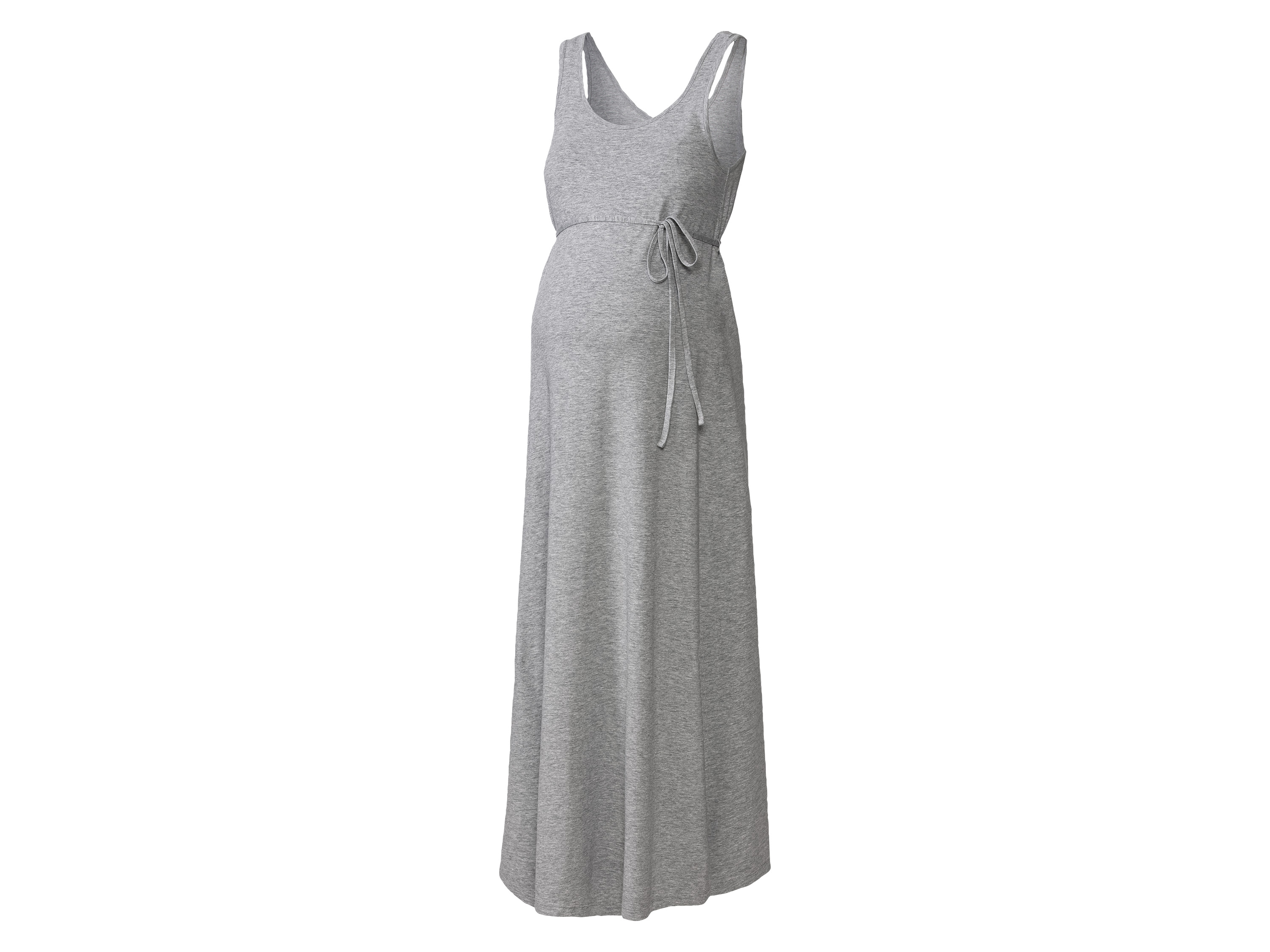 esmara Sukienka damska ciążowa maxi Szary, Xl48/50
