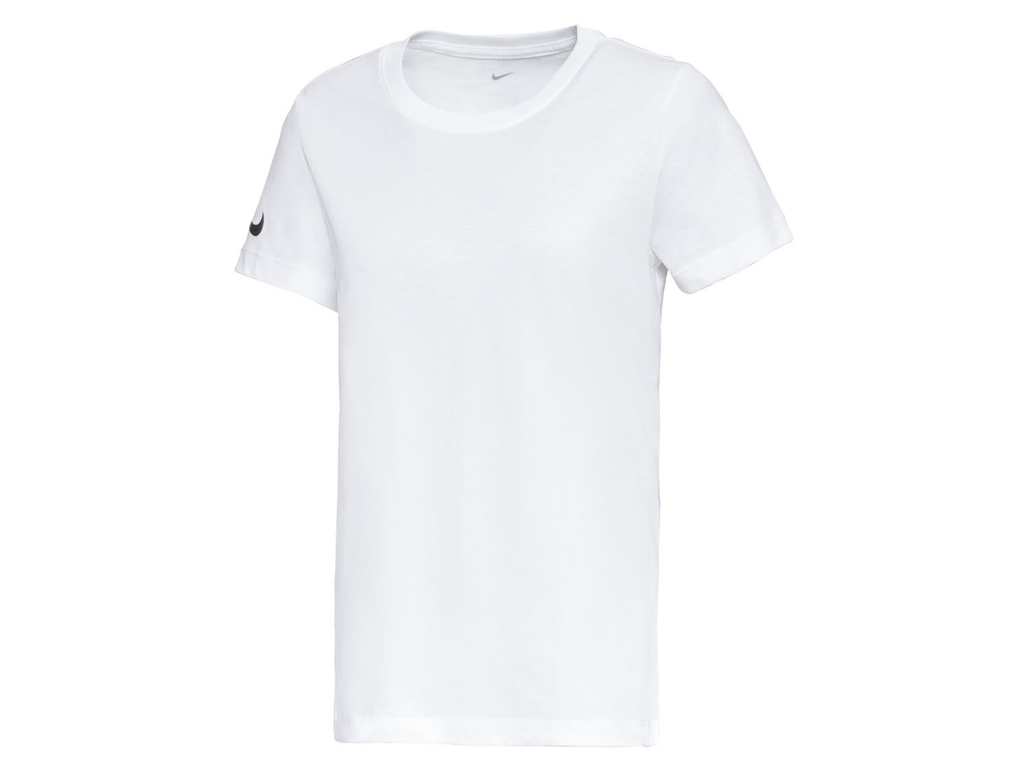 Nike T-shirt funkcyjny damski z bawełny S, Biały