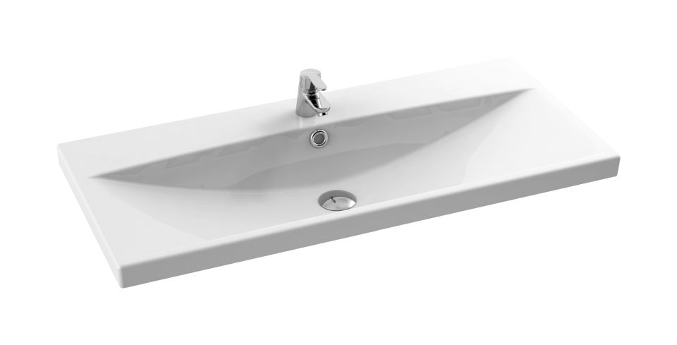 Darmowa Dostawa - Umywalka prostokątna 100x45 cm CeraStyle Elite 032400u
