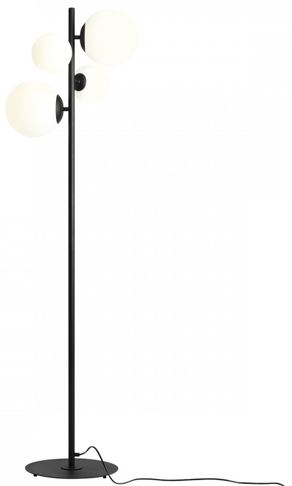 Darmowa Dostawa - Lampa stojąca 4x60 W czarny Aldex Bloom 1091A1