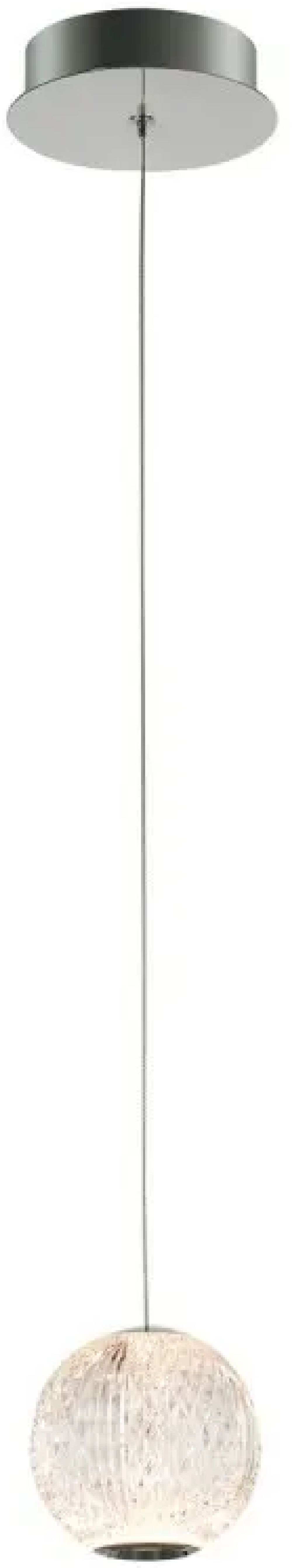 Darmowa Dostawa - Lampa wisząca 1x4 W chrom Italux Rosario PND122201211ACR