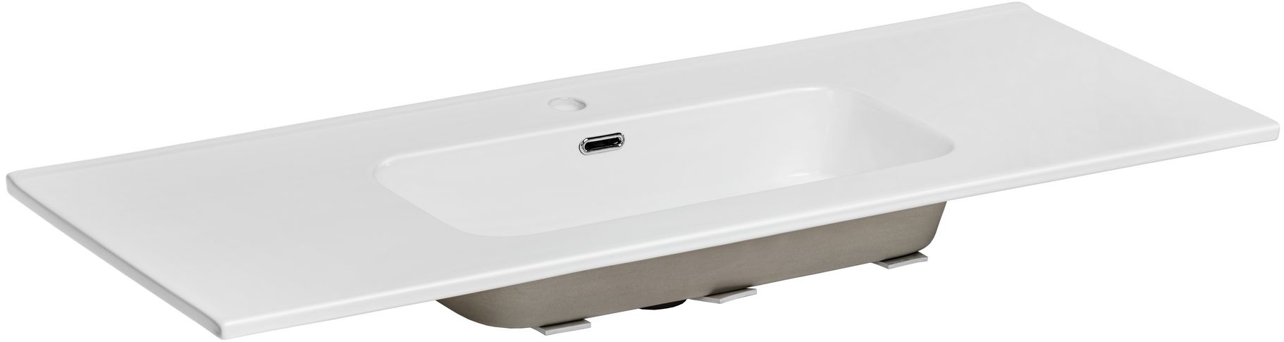 Darmowa Dostawa - Umywalka 121x46 cm prostokątna meblowa biała Comad Go GO1208095