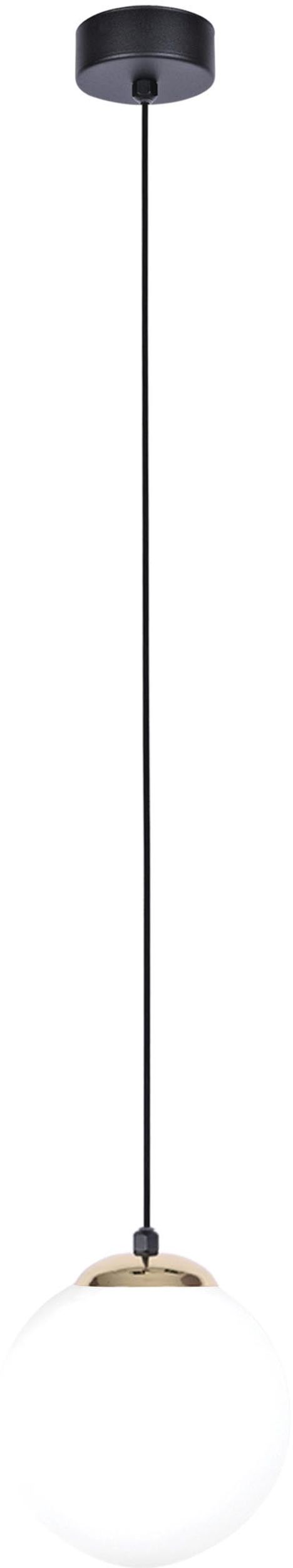 Darmowa Dostawa - Lampa wisząca 1x40 W biała-czarna-patyna Kaja Isla K4911