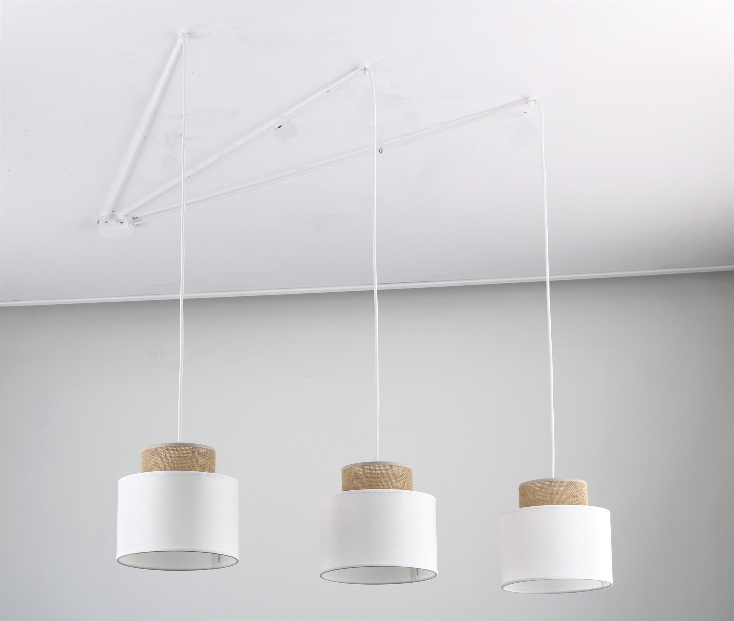 Darmowa Dostawa - Lampa wisząca 3x15 W biały TK Lighting Duo 2345