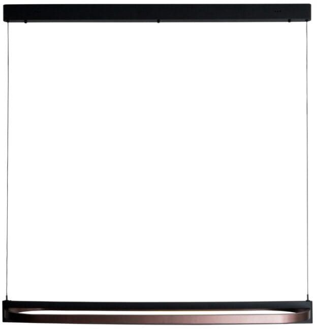 Darmowa Dostawa - Lampa wisząca 1x80 W czarna-coffe MaxLight Singapur P0553