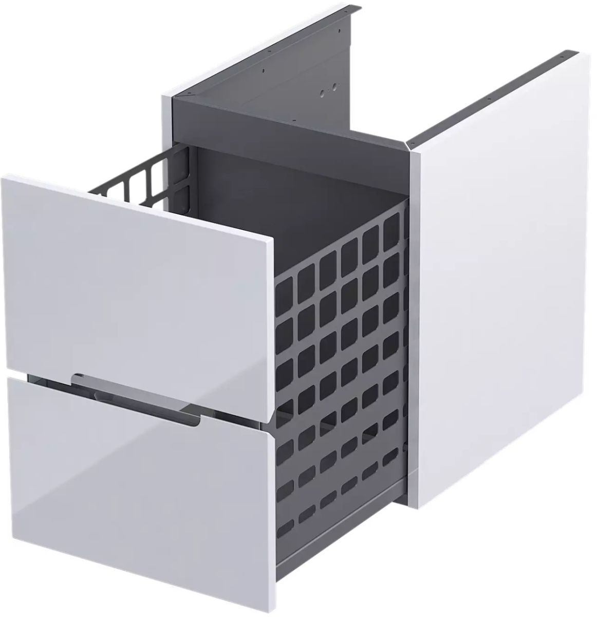 Darmowa Dostawa - Szafka wisząca boczna 40x45.5 cm Oristo Silver Uni OR33SN1S401