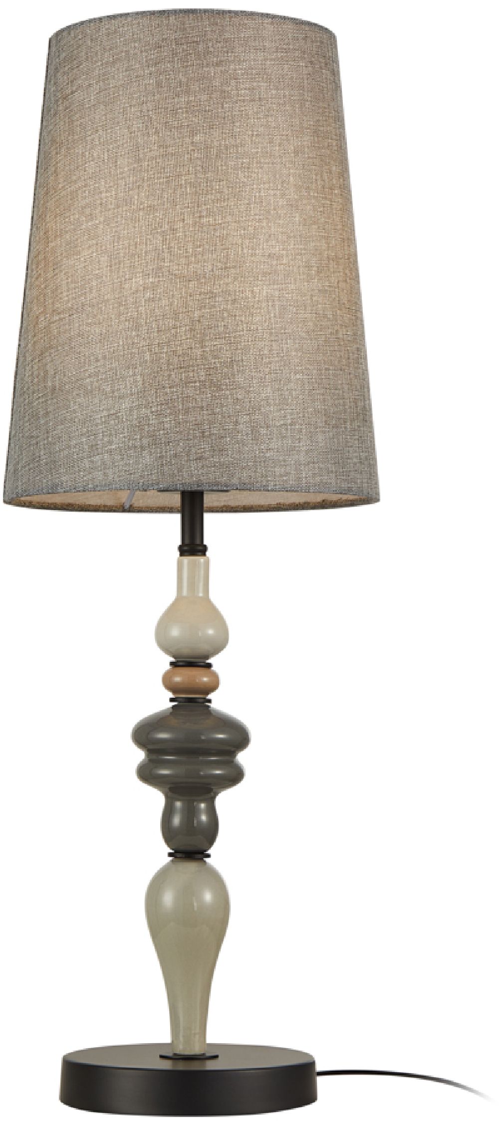 Darmowa Dostawa - Lampa stołowa 1x60 W czarna Italux Nerom TB22374ABK