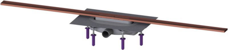 Darmowa Dostawa - Odpływ prysznicowy 120 cm miedź Kessel Linearis Infinity 4530312