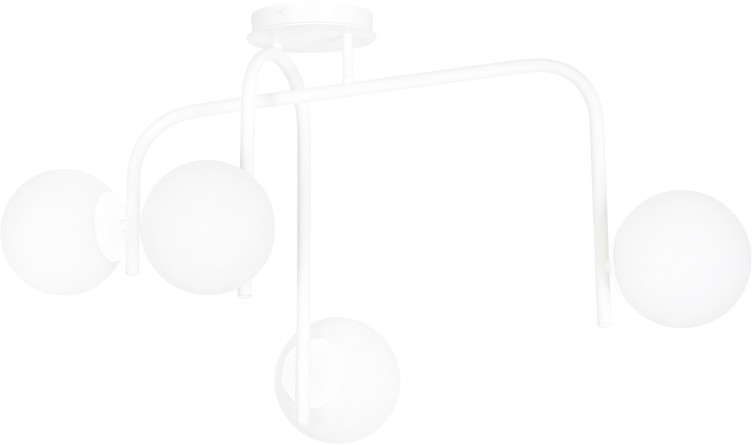 Darmowa Dostawa - Lampa podsufitowa 4x10 W biała Emibig Kalf 10314B