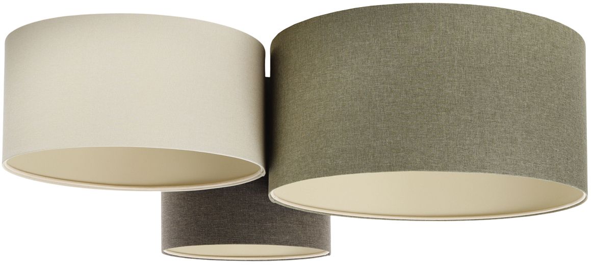 Darmowa Dostawa - Lampa podsufitowa 3x60 W zielona BPS Koncept Boho Ellegant 080077