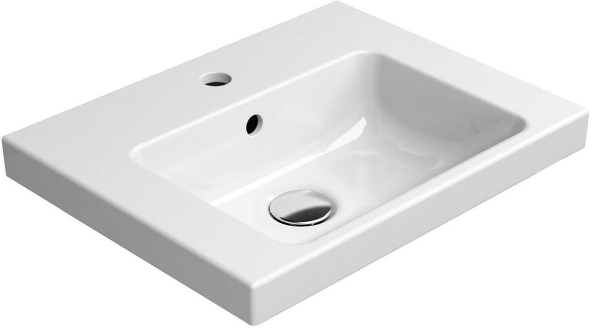 Darmowa Dostawa - Umywalka 50x40 cm prostokątna ścienna biała GSI Norm 8638111