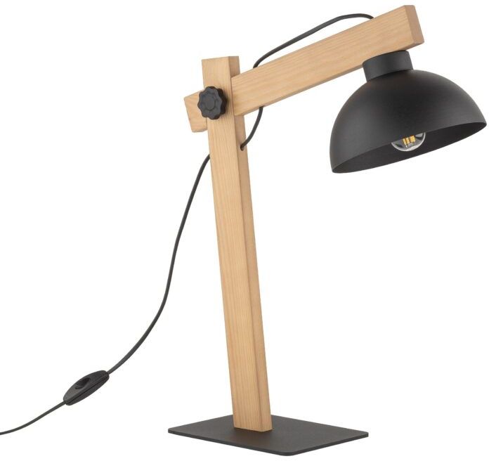 Darmowa Dostawa - Lampa stołowa 1x15 W brązowy TK Lighting Oslo 5346