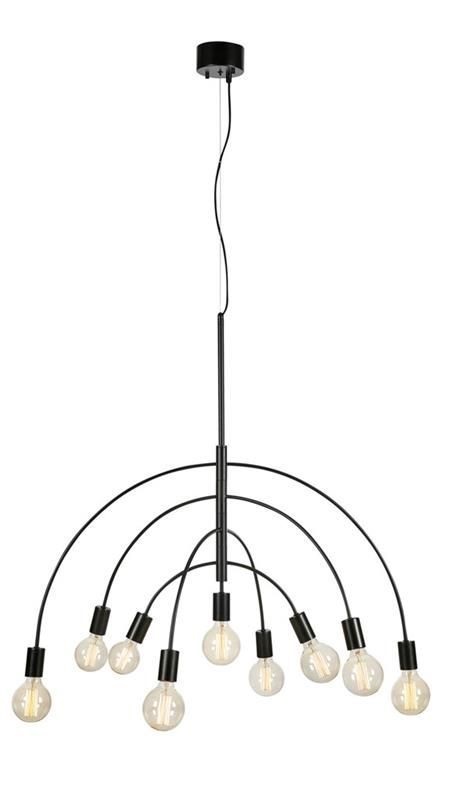 Darmowa Dostawa - Lampa wisząca powyżej 6x40 W czarna Markslöjd Lavello 108288