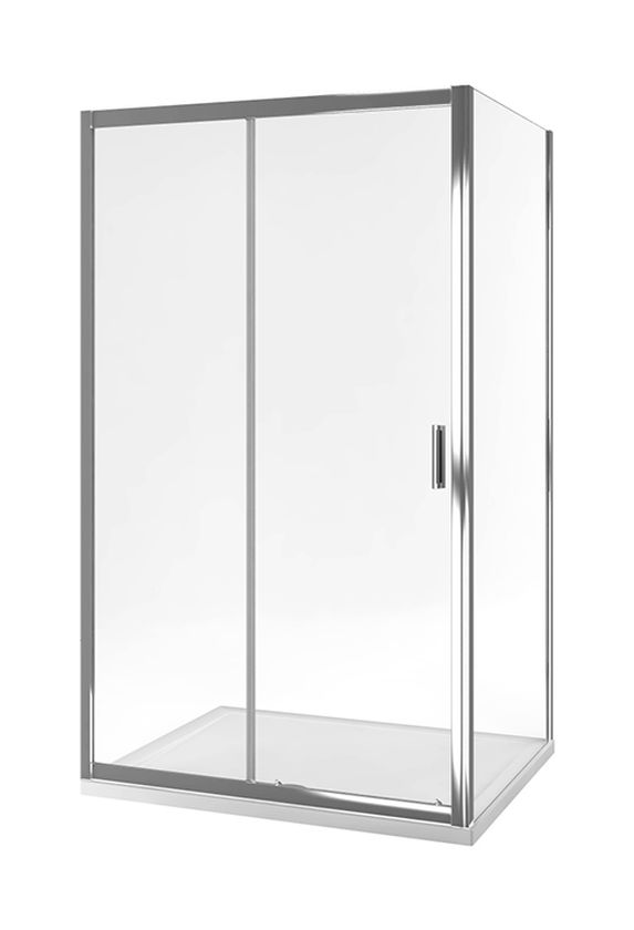 Darmowa Dostawa - Ścianka prysznicowa 85 cm chrom połysk/szkło przezroczyste Actima Seria 201 KAAC1806850LP