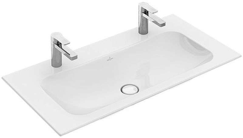 Darmowa Dostawa - Umywalka 100x50 cm prostokątna meblowa biała Villeroy & Boch Finion 4164A1R1