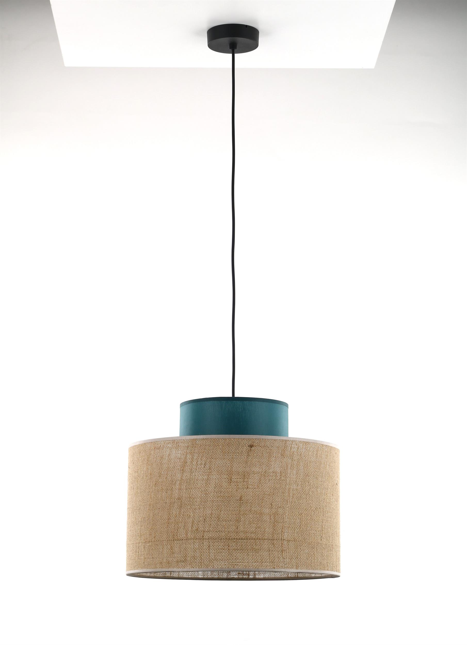 Darmowa Dostawa - Lampa wisząca 1x15 W czarny TK Lighting Duo 3256