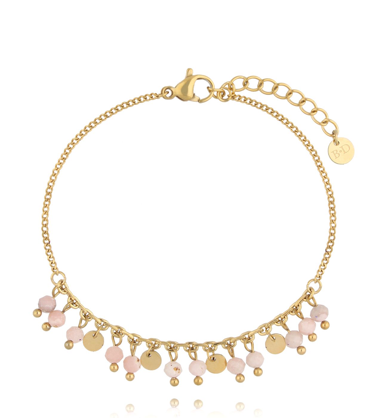Bransoletka z różowymi opalami Paradise Jewels BPA0445