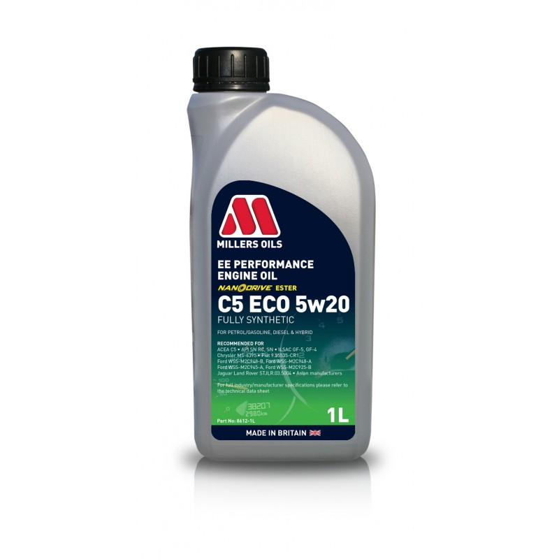 MILLERS OILS EE PERFORMANCE C5 ECO 5W20 1L - Petrostar