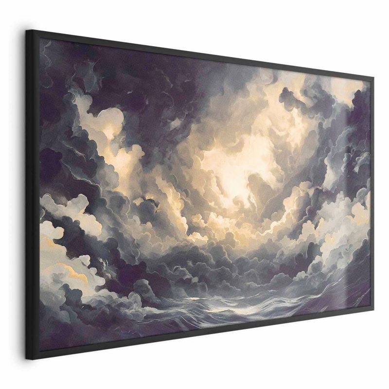 Plakat Artgeist Gra światła 42x29,7 cm z ramą czarną 1 szt