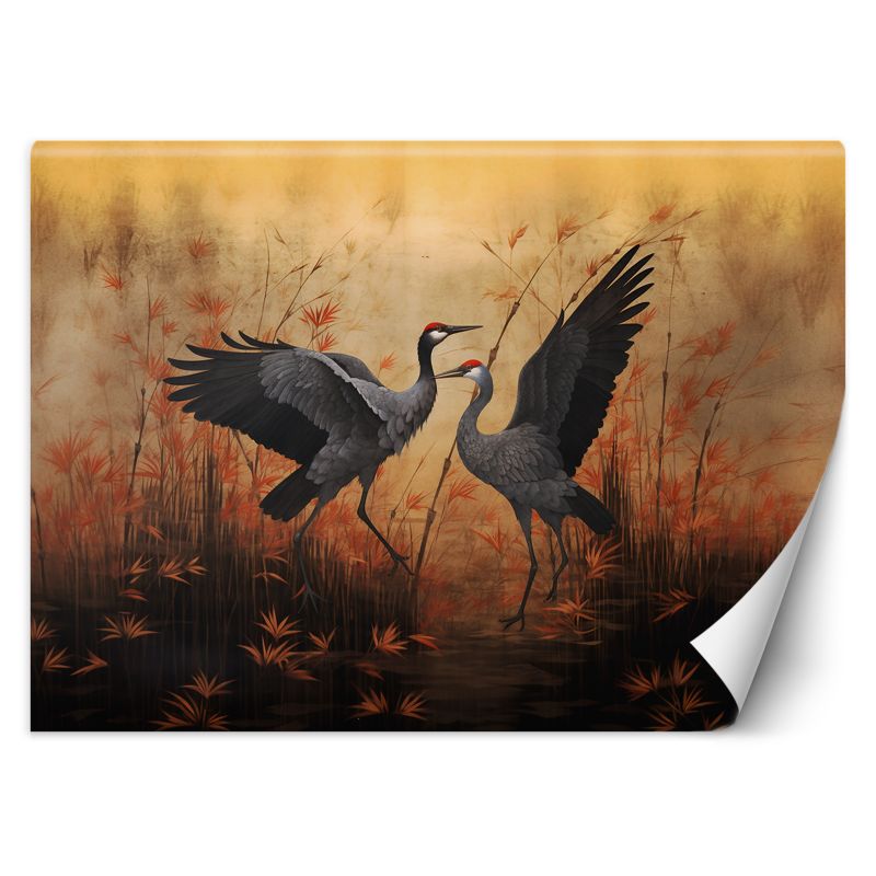 Fototapeta Feeby Żuraw Natura Ptaki 200x140 1 szt