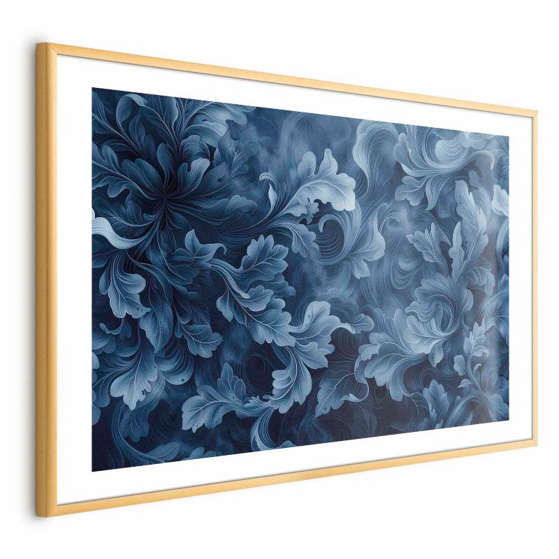 Plakat Artgeist Abstrakcyjne ornamenty 30x21 cm z ramą złotą 1 szt