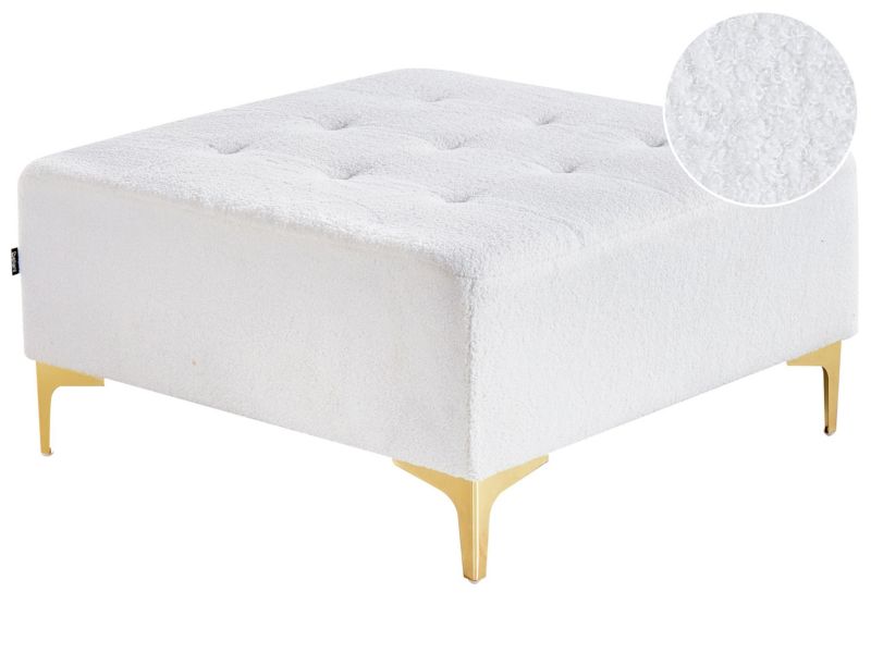Otomana Aberdeen Boucle Złamana biel 1 szt.