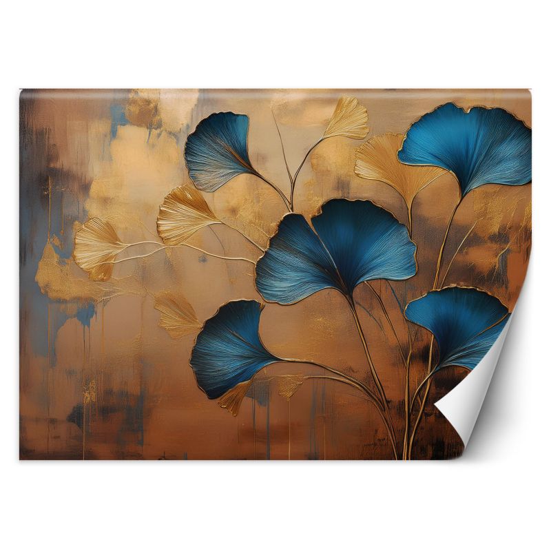 Fototapeta Feeby Kwiaty Ginko Botanika Art Deco 150x105 1 szt