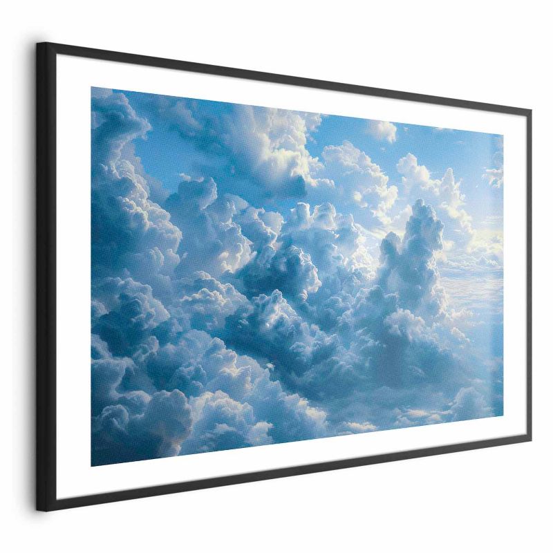 Plakat Artgeist Ocean w powietrzu 60x40 cm z ramą czarną 1 szt