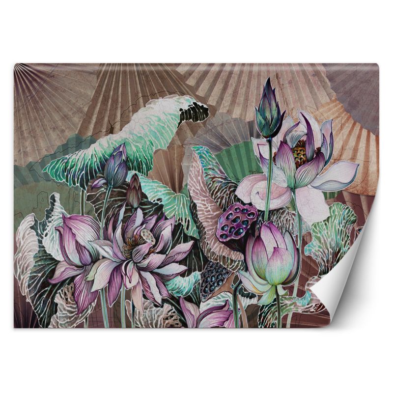 Fototapeta Feeby Kwiat lotosu rośliny natura 350x245 1 szt