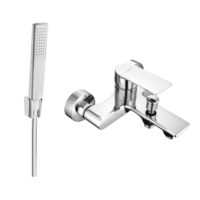 Bateria wannowa z zestawem prysznicowym Mexen Royo chrom 1 szt.