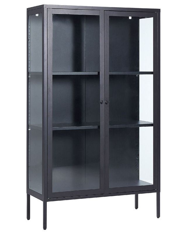 Witryna Nash Metal 90 cm 35 cm Czarny 1 szt.