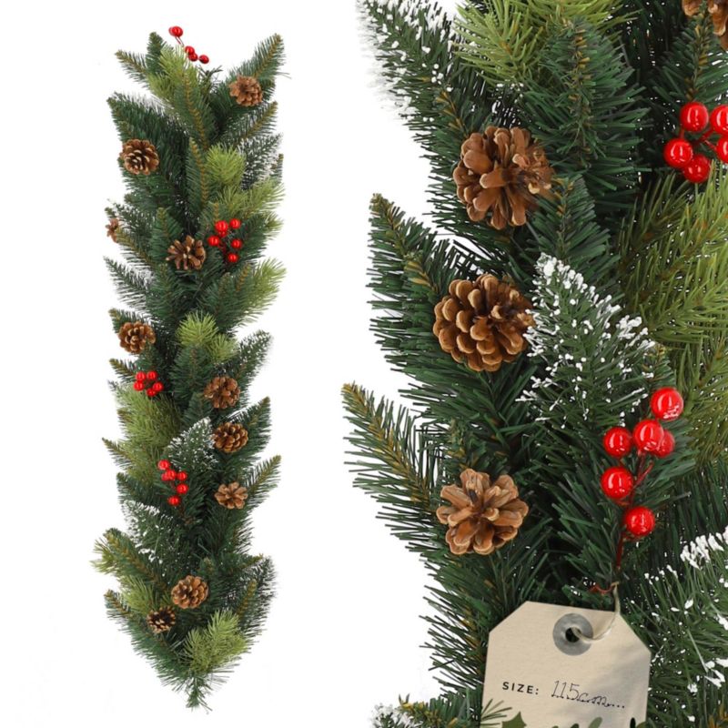 Girlanda KADAX Choinkowa Świąteczna 115 cm Gęsta szyszki 1 szt.