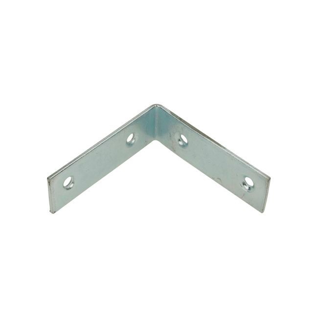 Kątownik krzesełkowy 20 x 60 x 60 mm ocynk biały