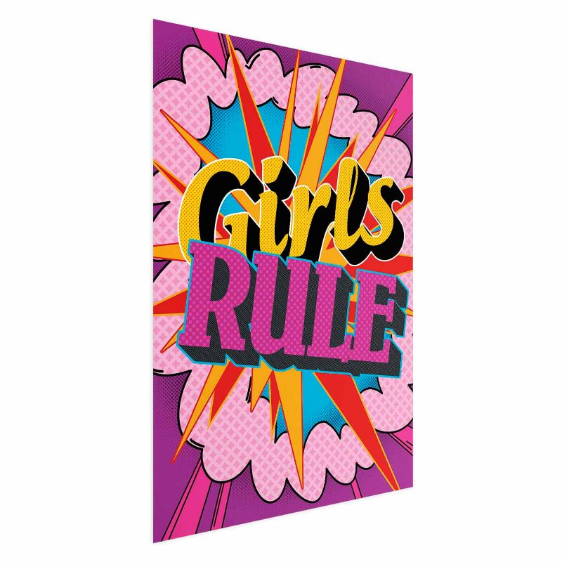 Plakat Artgeist Girls Rule 21x30 cm bez ramy 1 szt