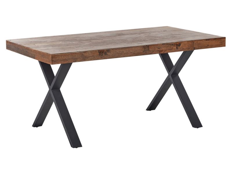 Stół do jadalni Clifton Ciemnobrązowy 160 cm 90 cm 1 szt.