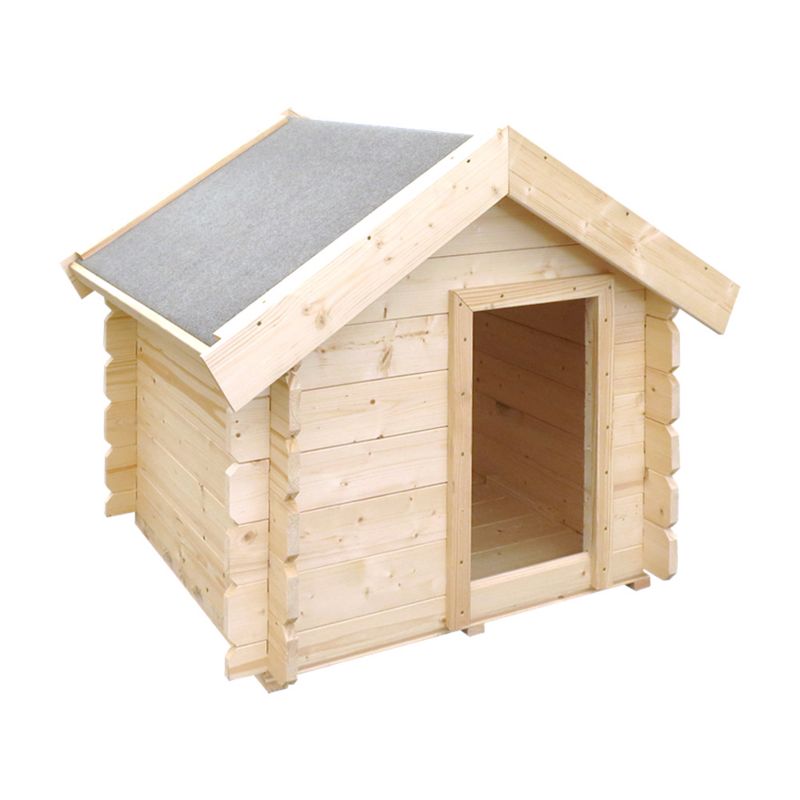 Drewniany domek dla psa Timbela, H80 x 99 x 76 cm cm, M401-1, grubość deski 19 mm, 1 szt.