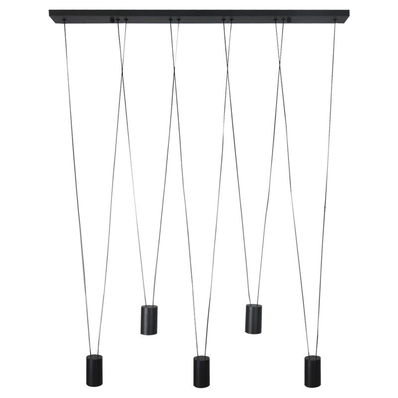 Lampa wisząca Light Prestige Toledo 5 czarna 5 x GU10 1 szt.