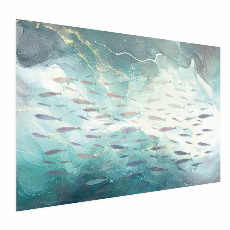 Plakat Artgeist Ławica ryb 60x40 cm bez ramy 1 szt