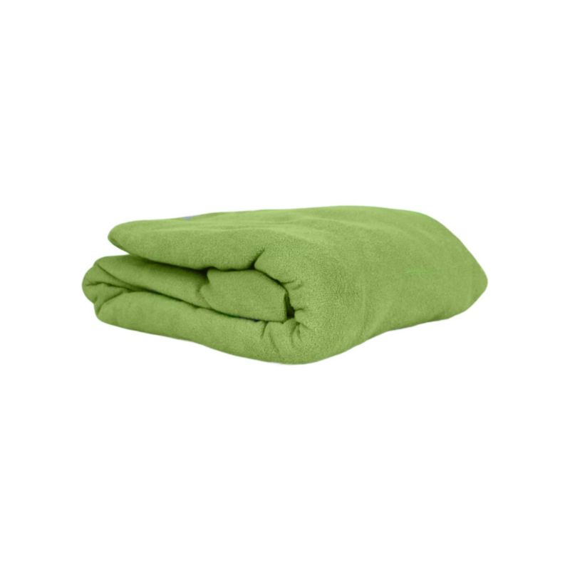 Prześcieradło z gumką jersey zielony groszek 70x140 1 szt.