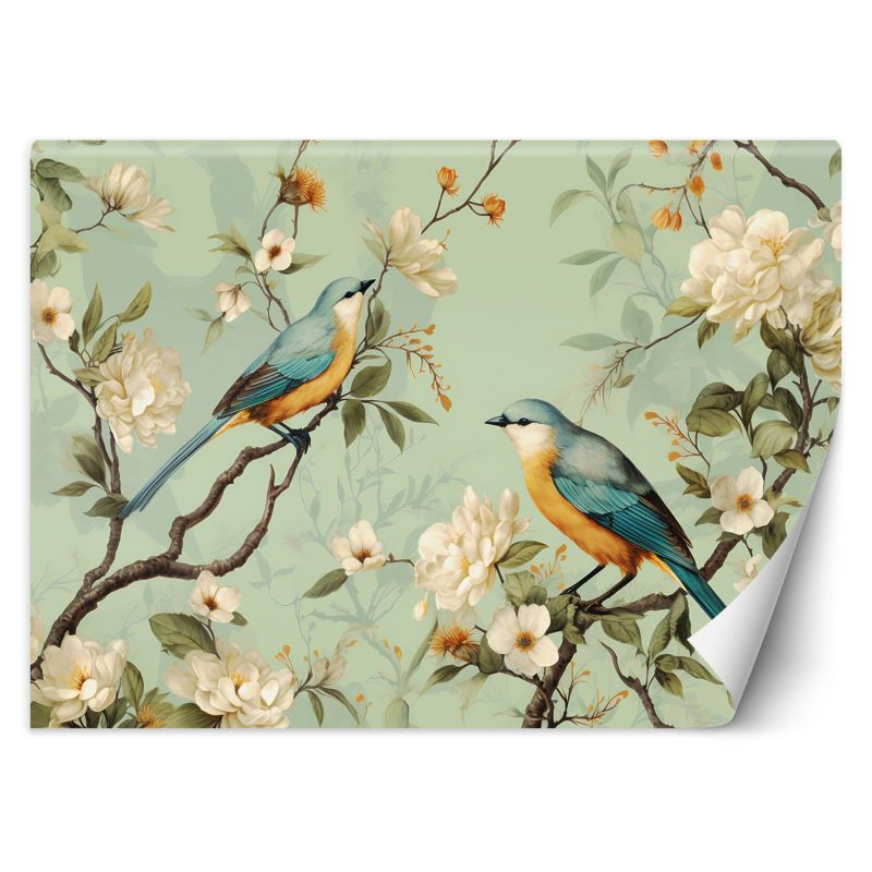 Fototapeta Feeby Ptaki Kwiaty Chinoiserie 150x105 1 szt