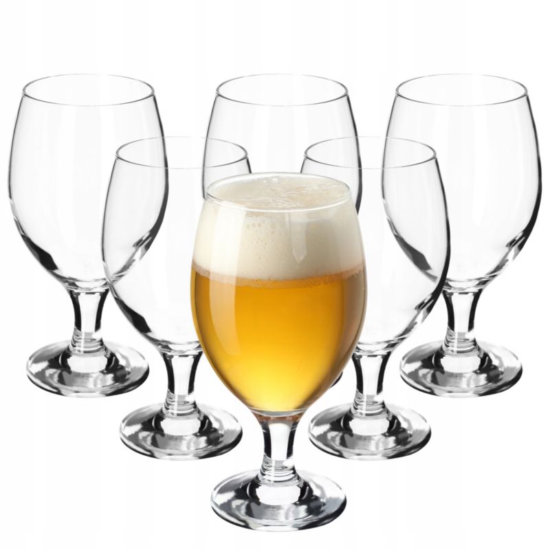 Kufle Do Piwa KADAX Szkło 400ml 6szt