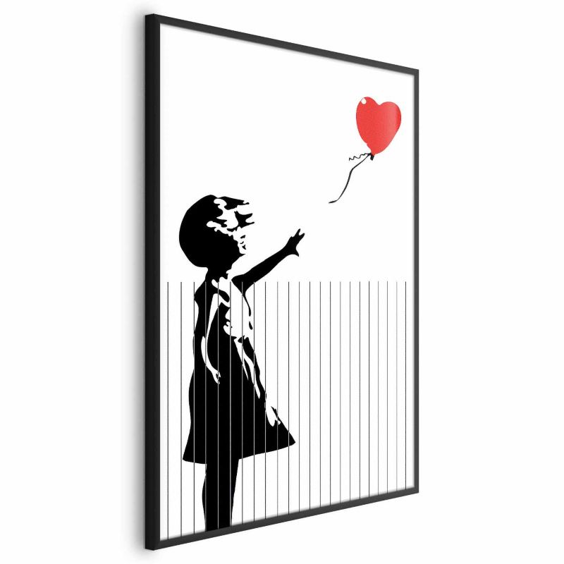 Plakat Artgeist Pocięty Banksy 29,7x42 cm z ramą czarną 1 szt