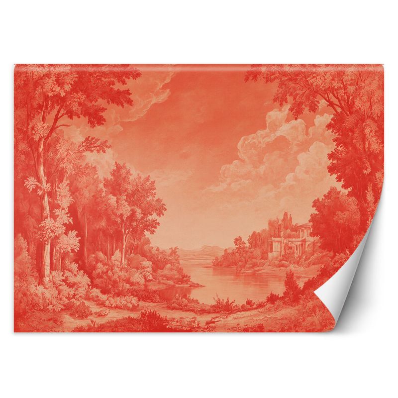 Fototapeta Feeby Czerwony Krajobraz Natura 300x210 1 szt