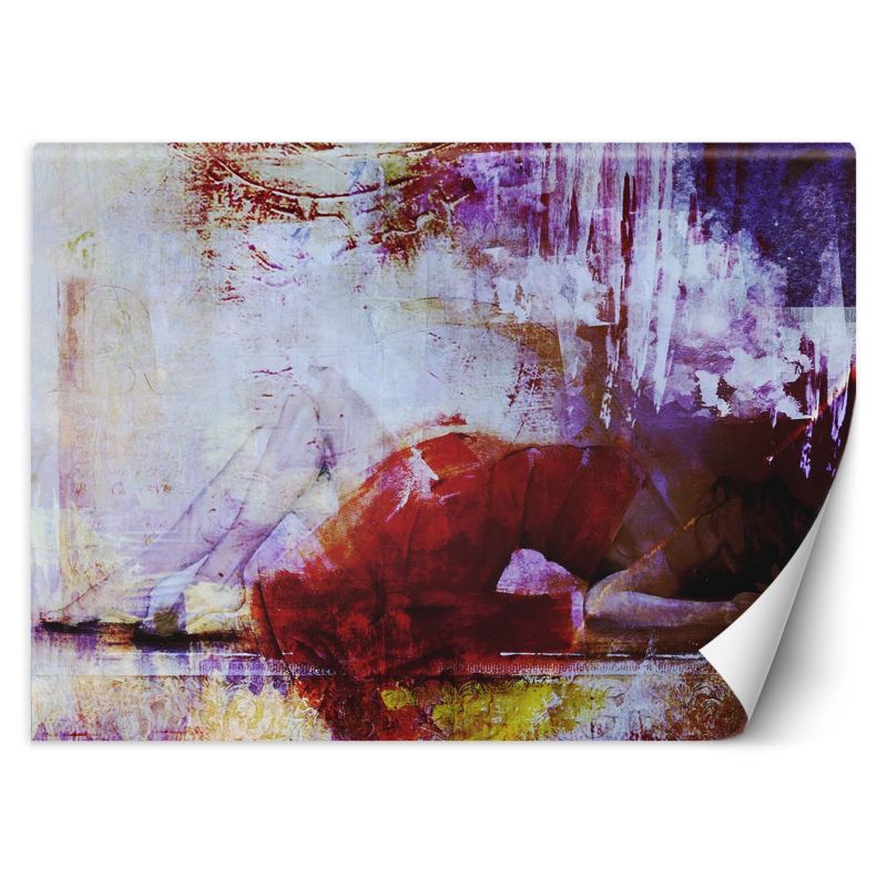 Fototapeta Feeby Kobieta w czerwonej sukience abstrakcja 250x175 1 szt