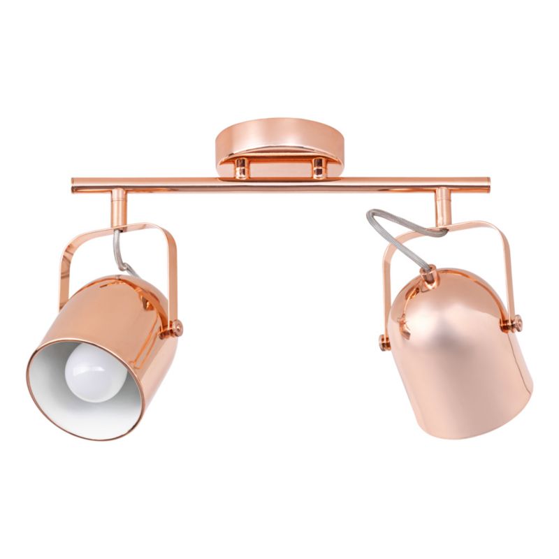 Lampa Sufitowa SPOT Light 2xE27 Max.60W Elegancka Miedź w Nowoczesnym Stylu, Polski Producent, 1 szt.