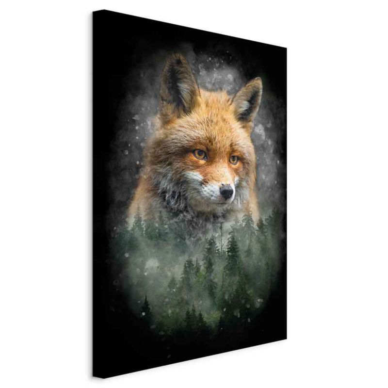 Obraz Artgeist Leśne życie 60 x 90 cm płótno włoskie 1 szt