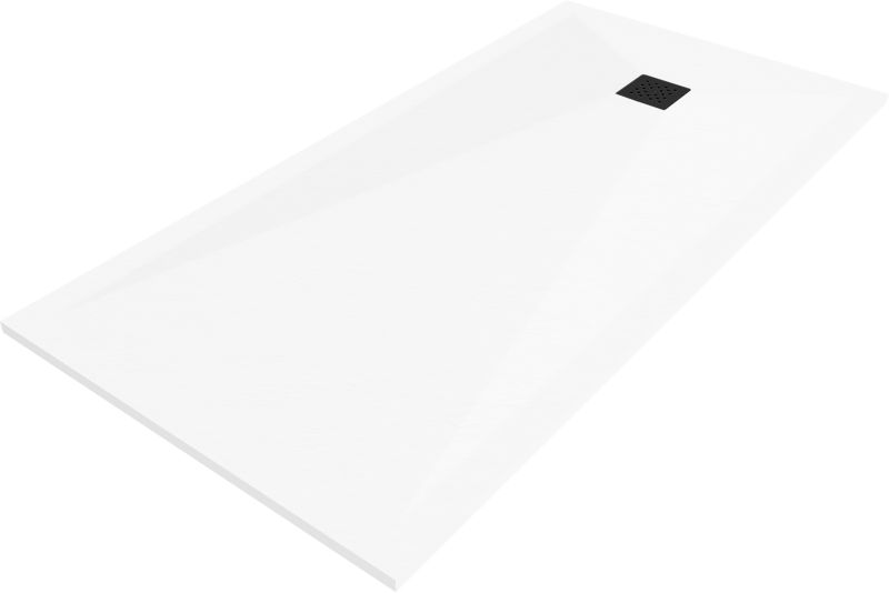 Brodzik prostokątny Mexen Stone+ biały 160x100 cm 1 szt.