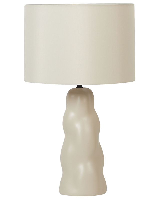 Lampa stołowa Vilar Ceramika Beżowy 1 szt.