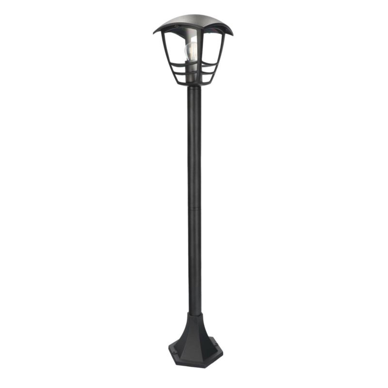 Słupek ogrodowy latarnia Edo Imma Black L/T E27 czarny IP44 1 szt.