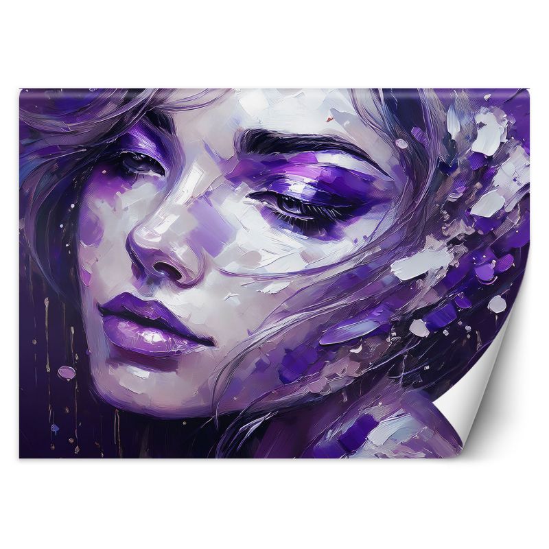 Fototapeta Feeby Kobieta Abstrakcja Fioletowy 100x70 1 szt